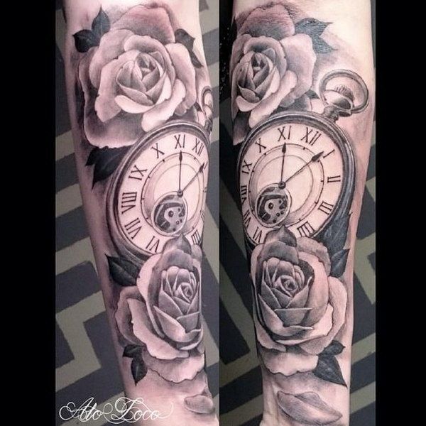 40 Stunning Clock Tattoo Designs Ideas For Your Good Time