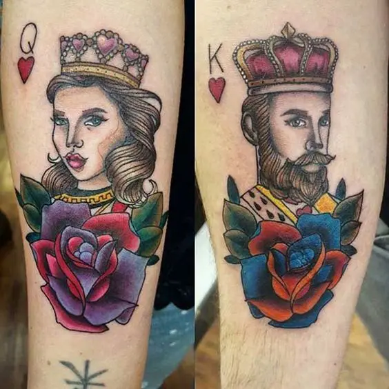 160+ King and Queen Tattoos Inspired by Royalty Ink Ideas in 2023