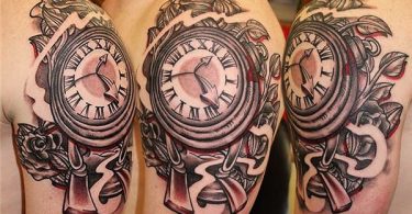 Clock Tattoo Designs