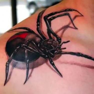 3D-Spinnen-Tattoos