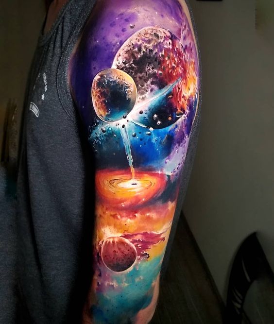 Galaxy Tattoo designs