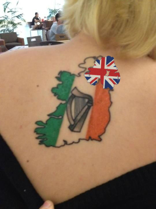 Ireland back Tattoo