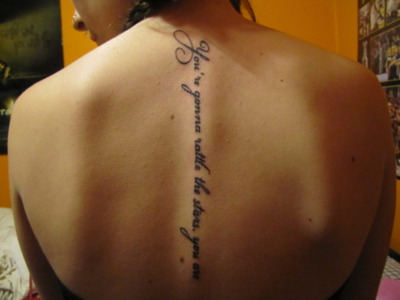 SPINE TATTOO PICTURE