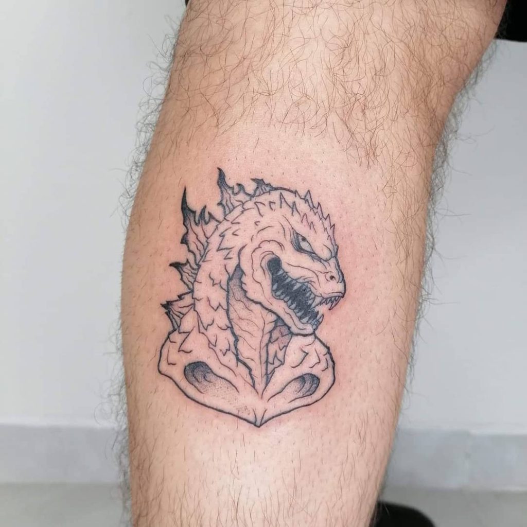 30 Godzilla-Tattoos – Was sind schwarze und graue Tattoos?