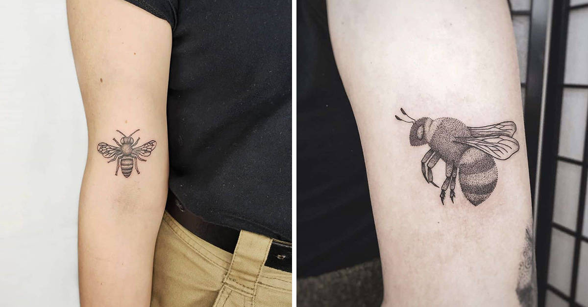 Bees knees tattoo  Knee tattoo Traditional tattoo bee Tattoos