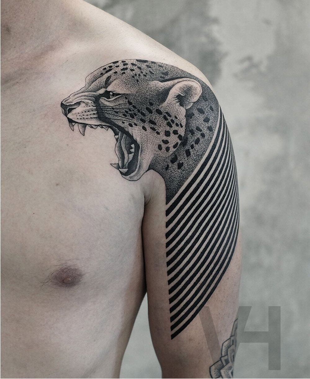 Images de tatouage de guépard