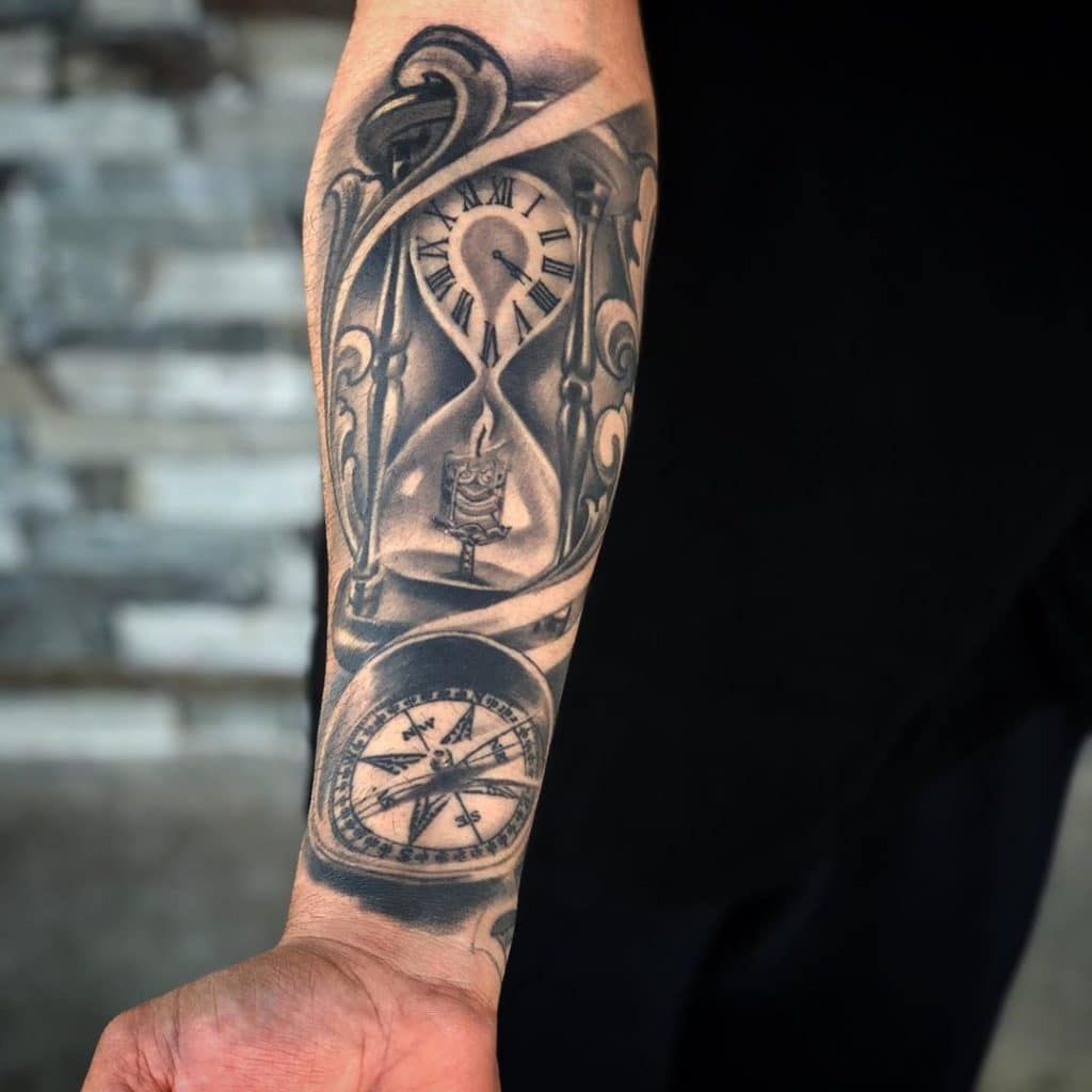 Hourglass tattoo pictures