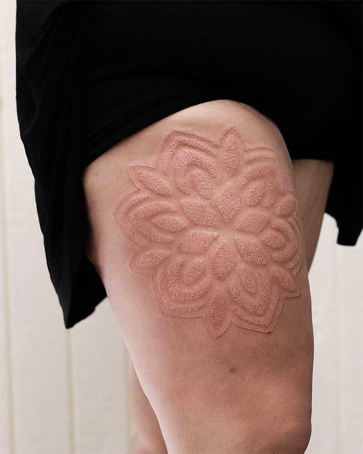 White Ink Tattoo Pictures