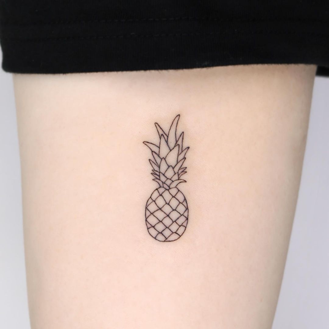Ideen für Ananas-Tattoos