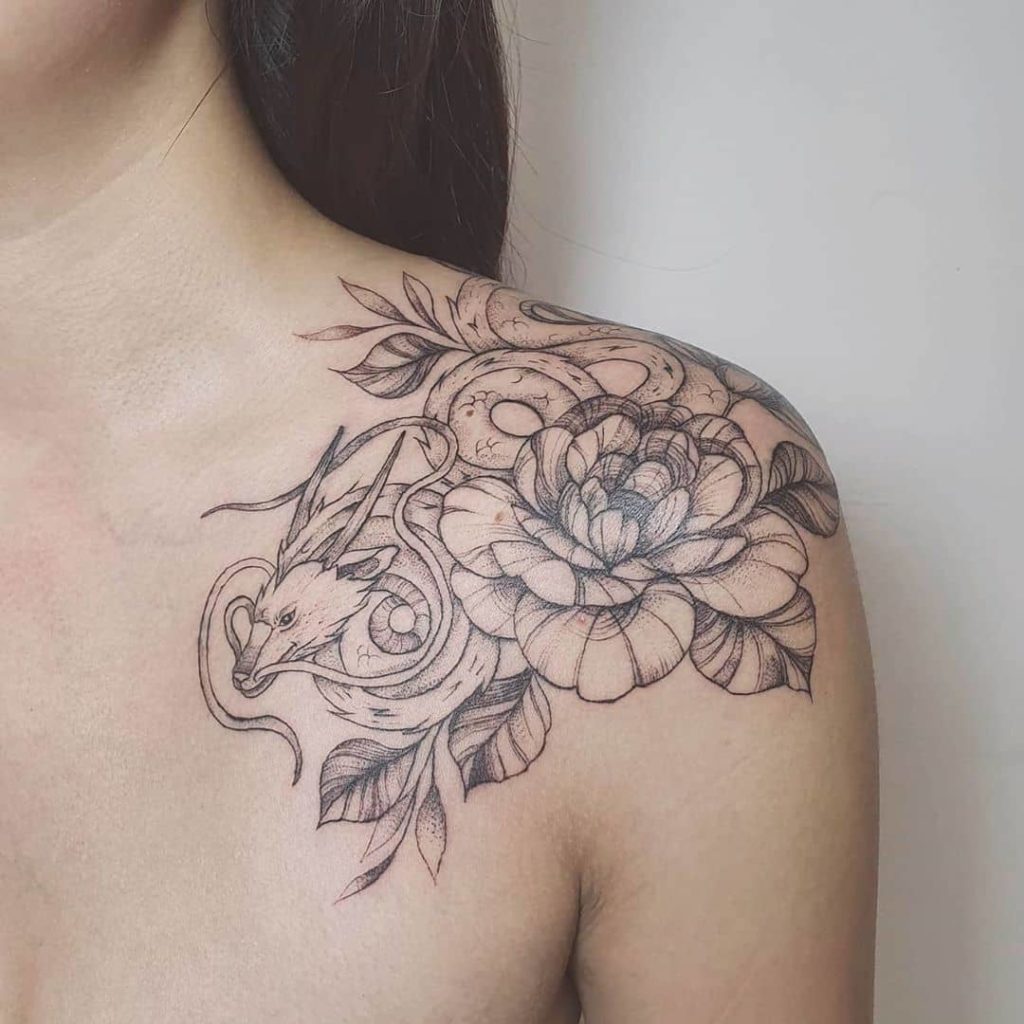Female Shoulder Tattoo ideas