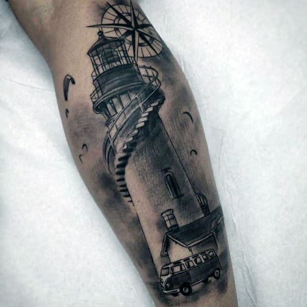 Lighthouse Tattoo  Simple and clean and were done  Facebook