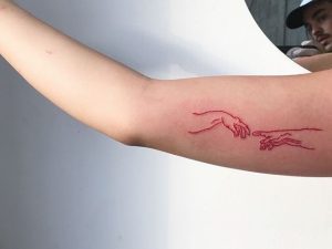 Esthetische ideeën voor rode tatoeages