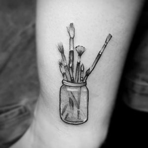 Paintbrush Tattoos designs