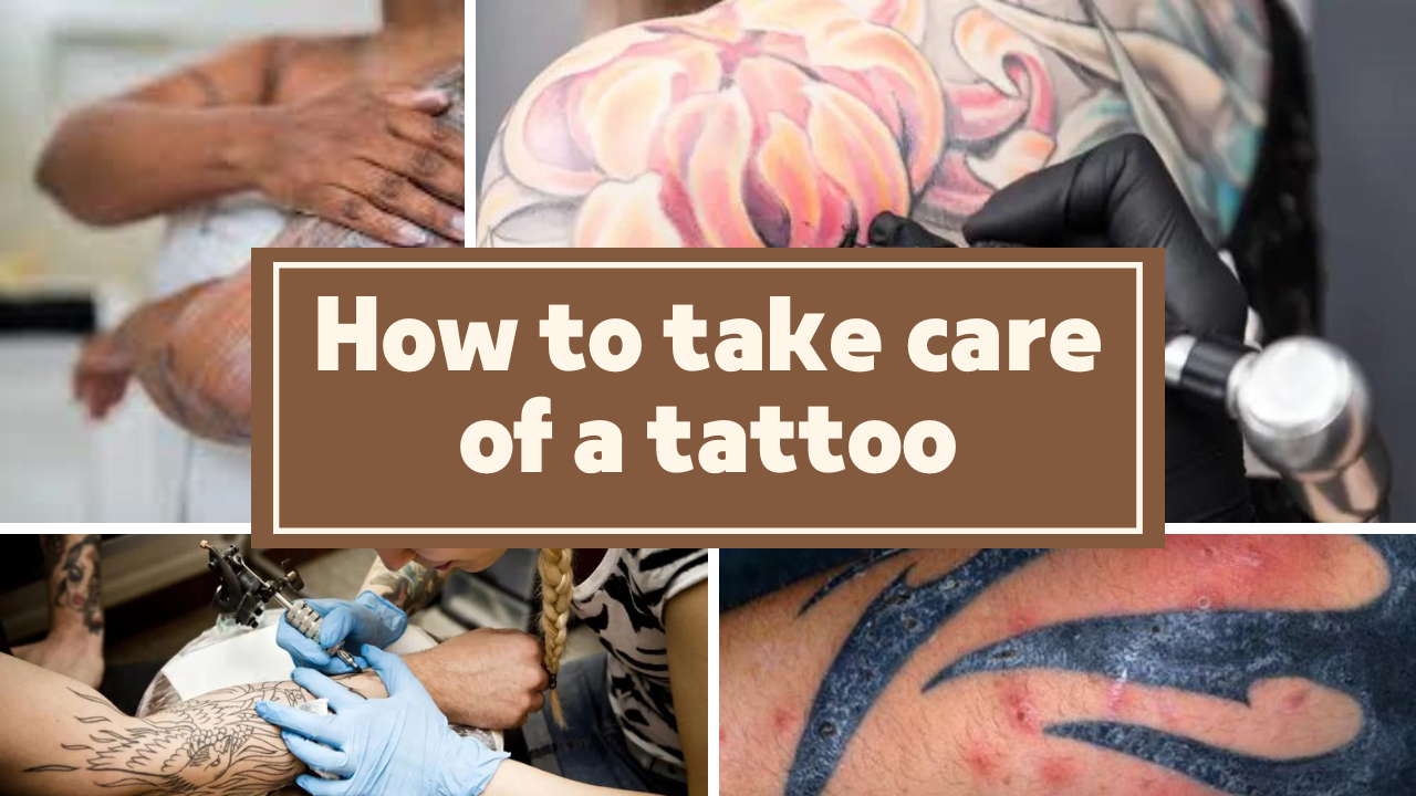 Wie man ein Tattoo pflegt