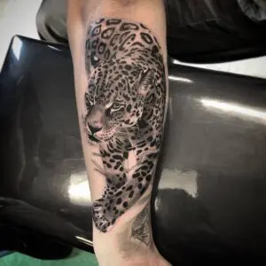 Jaguar Tattoo by Noah Minuskin  Tattoo Insider