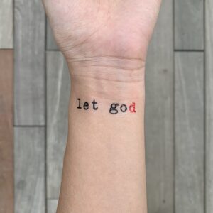 let go tattoo ideas