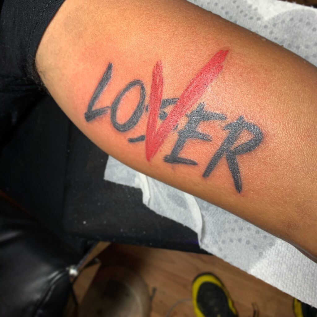 27+ Loser Lover Tattoo Design and Ideas - Tattoos Free