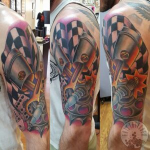 racing tattoos