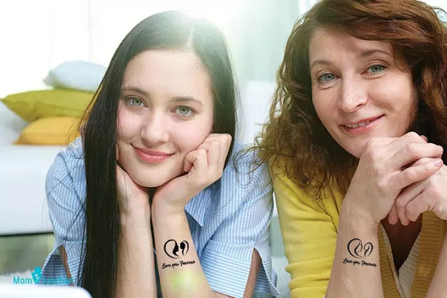 Daughter and Mom Tattoo designs