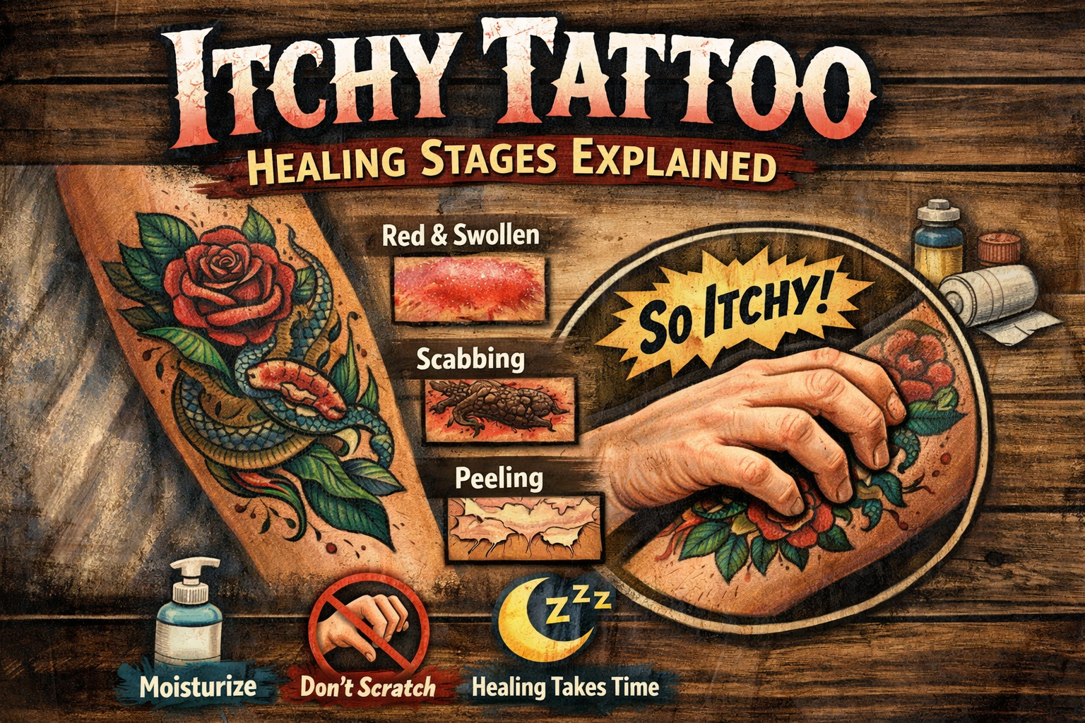 Itchy Tattoo Healing Stages Explained